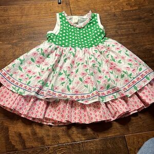 Wild Flowers La La Land Gardenia Tunic Top/Dress, size 10